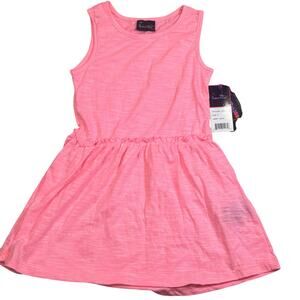 NWT Sweet and Soft Paris Bright Pink Tank Dress Girls 4T